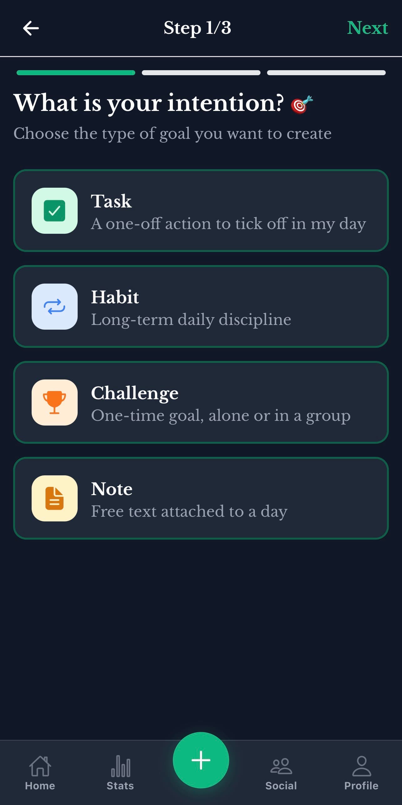 Sukun+ — Task, habit, challenge or note